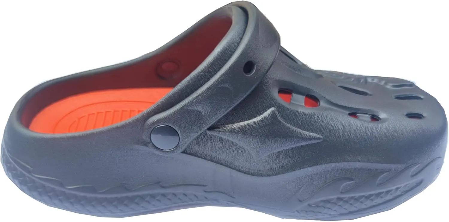 Mr Right Women's Closed Toe Mules Men's Work Clogs Slip Resistant Foam Beach Shoes Waterproof Garden Clogs with Thick Sole Arch Support