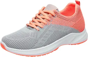 Musabela Orthopedic Shoes for Women Comfortwear Ortho Shoes for Women Plantar Fasciitis Walking Tennis Shoe Arch Support Air Cushion Running Shoe Mesh Breathable Gym Work Fashion Stretch Sneakers