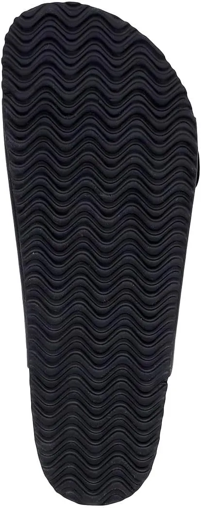 Nautica Men's Sandals - Casual Slides with 2 Adjustable Buckle Straps and Cork Footbed for Ultimate Comfort and Style (Regular/Wide Width, Big Size)