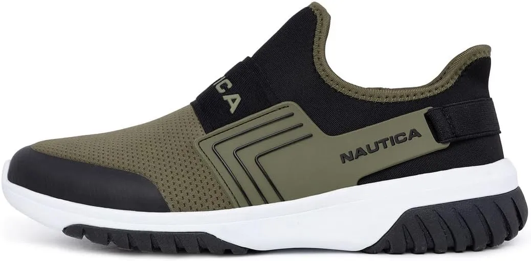 Nautica Men's Slip-On Sneakers – Casual Fashion Shoes for Walking, in Medium & Wide Widths