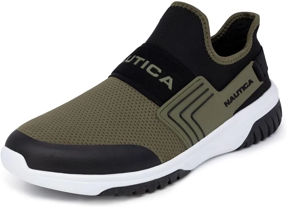 Nautica Men's Slip-On Sneakers – Casual Fashion Shoes for Walking, in Medium & Wide Widths