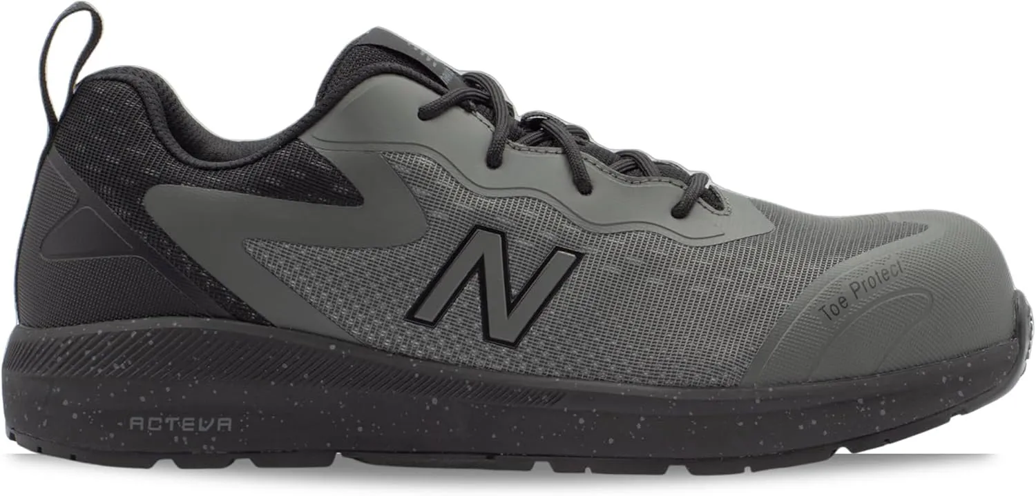 New Balance Logic Composite Toe Men's Industrial Work Shoes, Comfortable & Lightweight Work Shoes for Men, Electric Hazard, Puncture & Slip Resistant