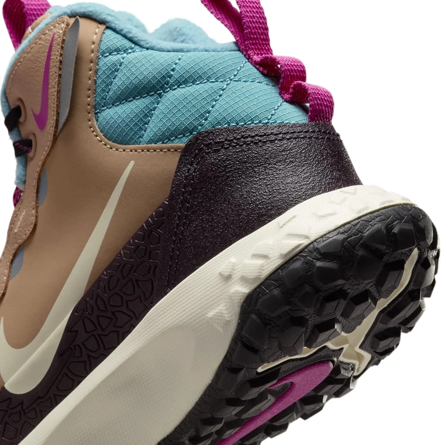 Nike Terrascout Big Kids' Boots (FV4173-200, Hemp/Burgundy Ash/Denim Turquoise/Pale Ivory)