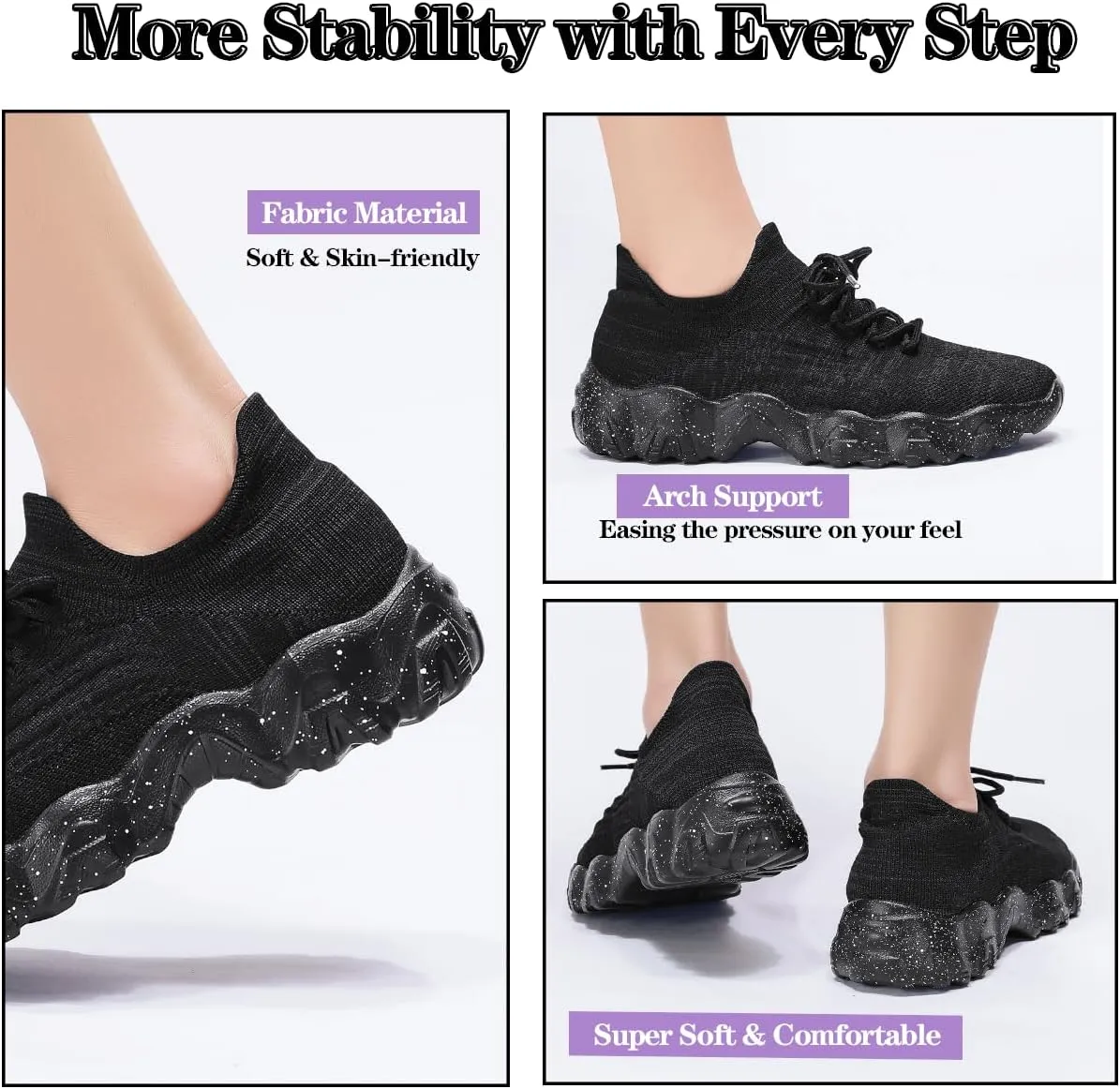 Nurse Babe Ortho Pro Shoes for Women,Simply Snug Shoes,Women's Orthopedic Breathable Classic Lace Up Low Top Sneakers