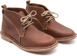 OLD RUGGED Handmade Genuine Leather Vellie Chukka Boots with High Topline (Veld Skoene)