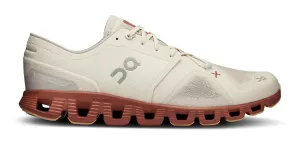 On Cloud X 3 Men's Sneakers, Ice/Auburn, 11 Medium US