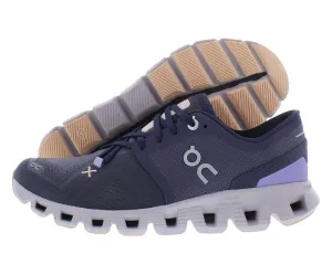 On Women's Cloud X 3 Sneakers, Iron/Fade, 9.5 Medium US