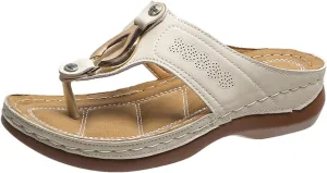 Orthotic Sandals for Women 2025 Slippers Orthopedic Womens Fashion Orthotic Flip Flops Yoga Mat Slides Comfort Plantar Fasciitis Arch Support Slip on Flat Sandals Ladies Soft Cushion