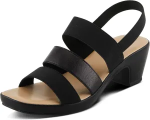 PATRIZIA Women's MARZULA Multi Strap Slingback Heeled Sandals