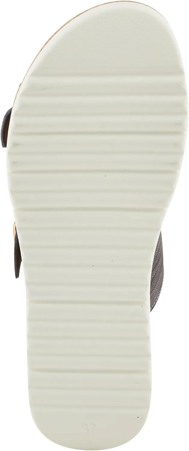 PATRIZIA Women's VELVETTE Two-Strap Buckle Slide Sandals