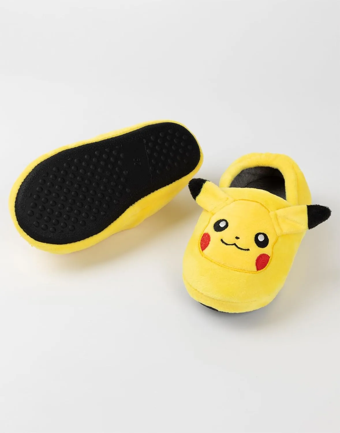 Pokemon Pokémon Pikachu Yellow Slippers 3D Character Kids' Footwear House Shoes | Soft Loafers for Boys & Girls