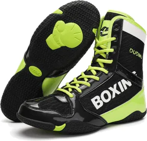 Professional Boxing Shoes Men's and Women's Breathable Wrestling Shoes Training Shoe for Adult Non Slip Fitness Sneakers