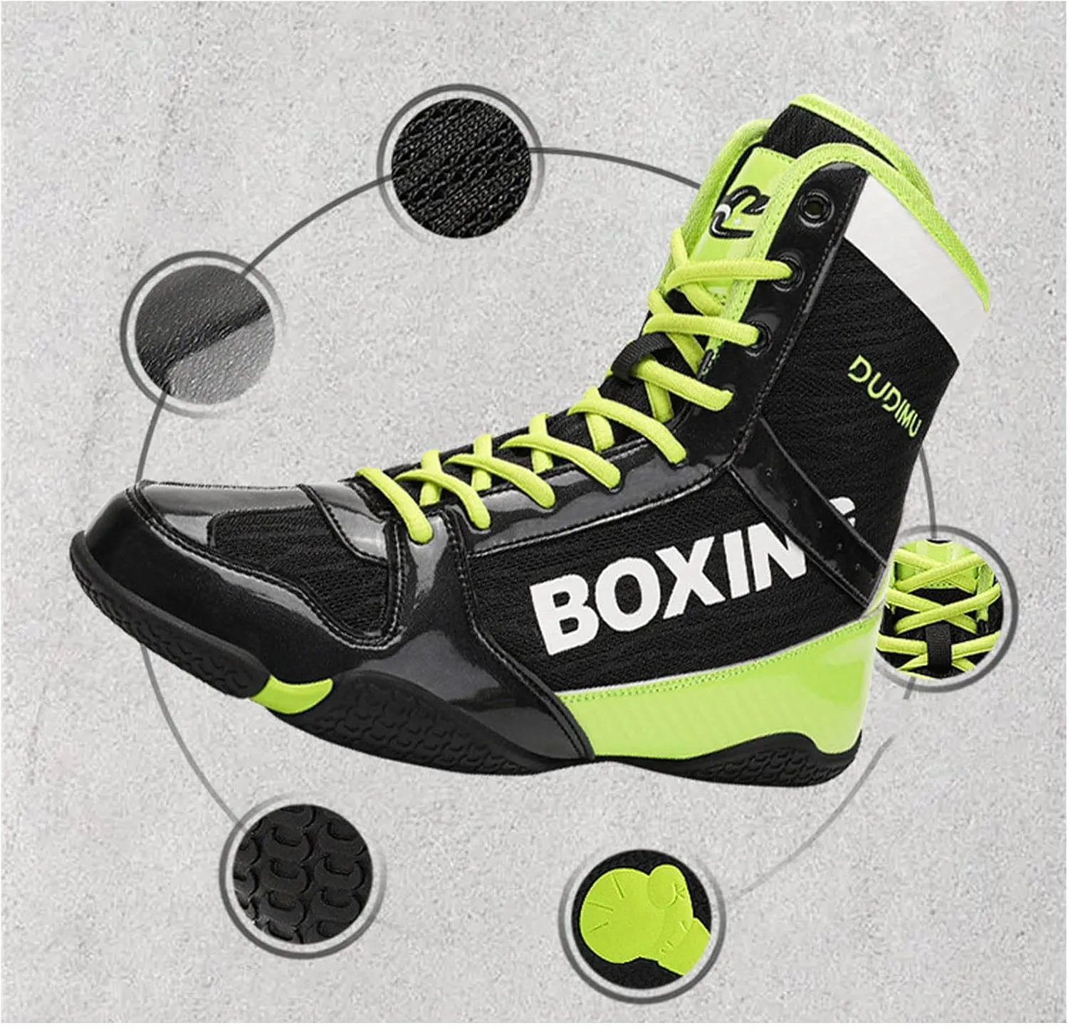 Professional Boxing Shoes Men's and Women's Breathable Wrestling Shoes Training Shoe for Adult Non Slip Fitness Sneakers