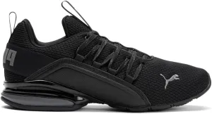 Puma Mens Axelion Refresh Wide Running Sneakers Shoes - Black