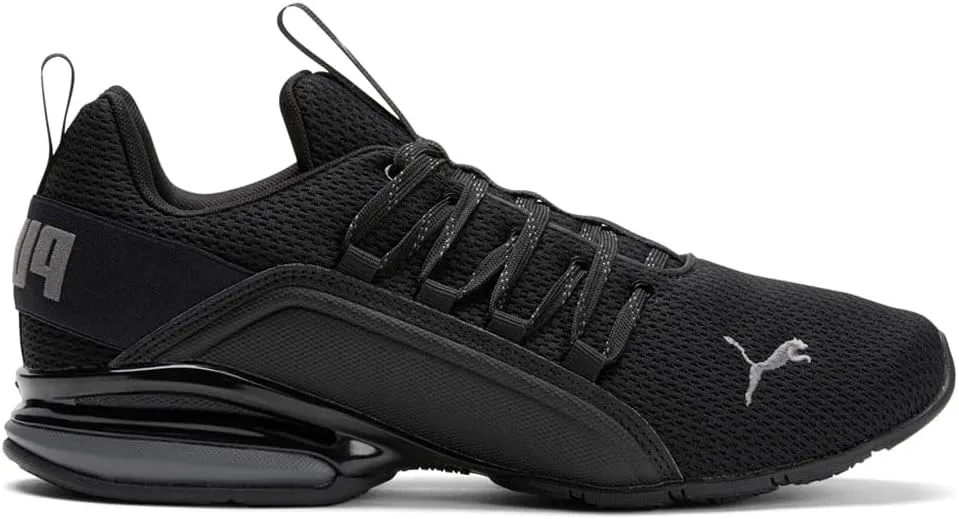 Puma Mens Axelion Refresh Wide Running Sneakers Shoes - Black