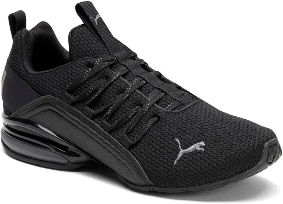 Puma Mens Axelion Refresh Wide Running Sneakers Shoes - Black