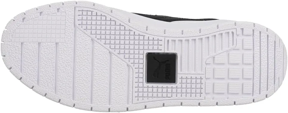 PUMA Womens Cali Dream Lace Up Platform Sneakers Shoes Casual - Black, White