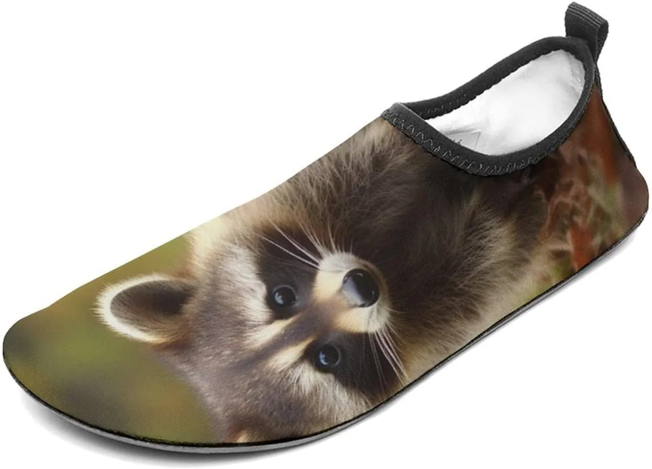 Raccoon Water Shoes for Women Men Quick-Dry Non Slip Barefoot Aqua Socks Swim Rock Climbing Pool Shoes Socks Sports Shoes Athletic Must Haves Outdoor Gear