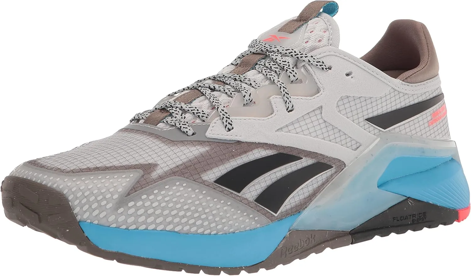 Reebok Men's Nano X2 Tr Adventure Cross Trainer, Pure Grey/Trek Grey/Radiant Aqua, 7.5
