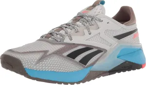 Reebok Men's Nano X2 Tr Adventure Cross Trainer, Pure Grey/Trek Grey/Radiant Aqua, 7.5