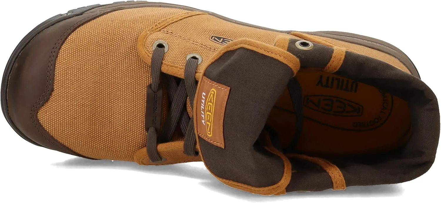 Roswell Mid Height Composite Toe Canvas Work Boots