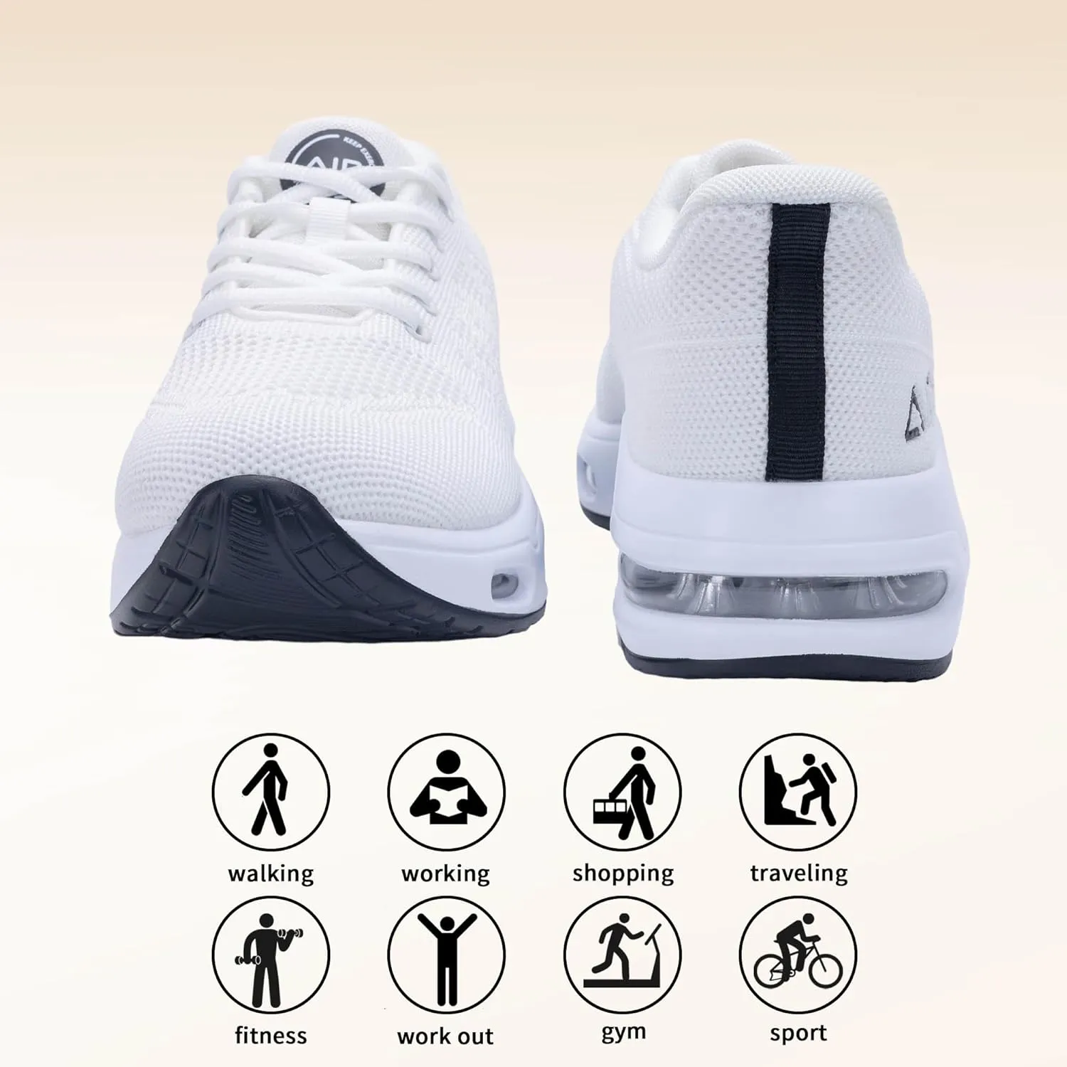 Running Shoes for Womens Slip On Air Tennis Shoe Comfortable Walking Non Slip Athletic Gym Workout Fashion Sneakers US 6-11