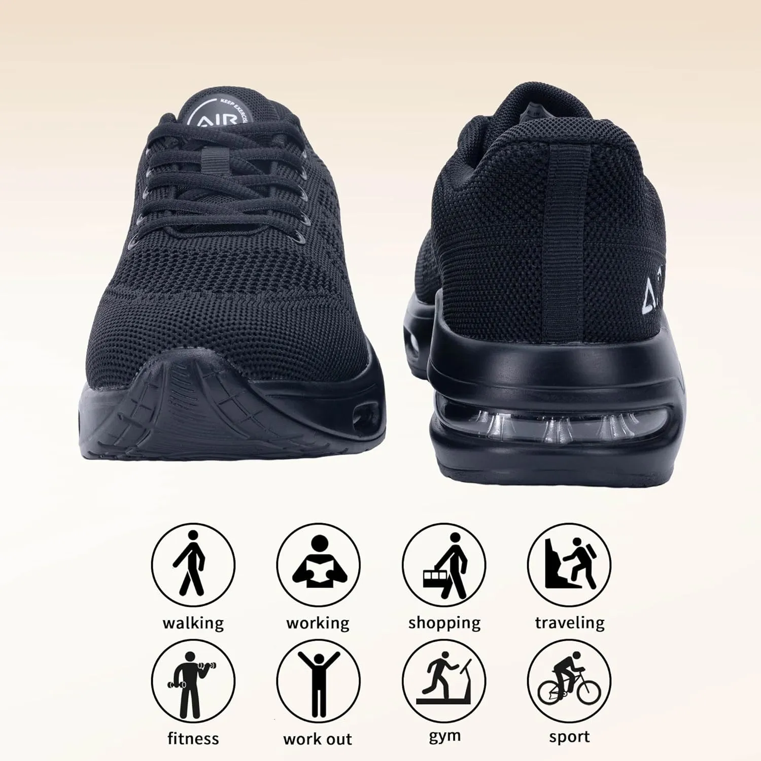 Running Shoes for Womens Slip On Air Tennis Shoe Comfortable Walking Non Slip Athletic Gym Workout Fashion Sneakers US 6-11