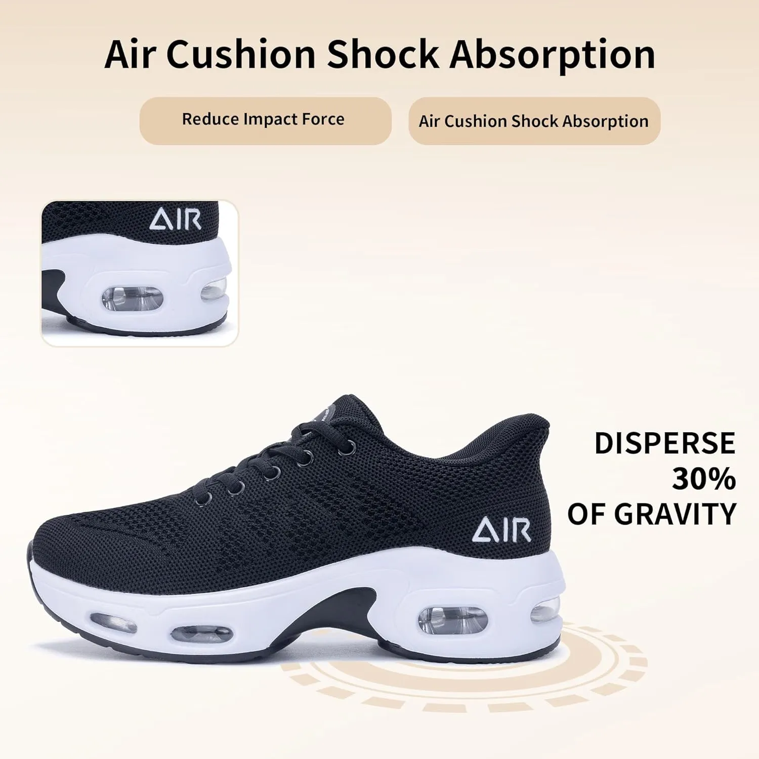 Running Shoes for Womens Slip On Air Tennis Shoe Comfortable Walking Non Slip Athletic Gym Workout Fashion Sneakers US 6-11