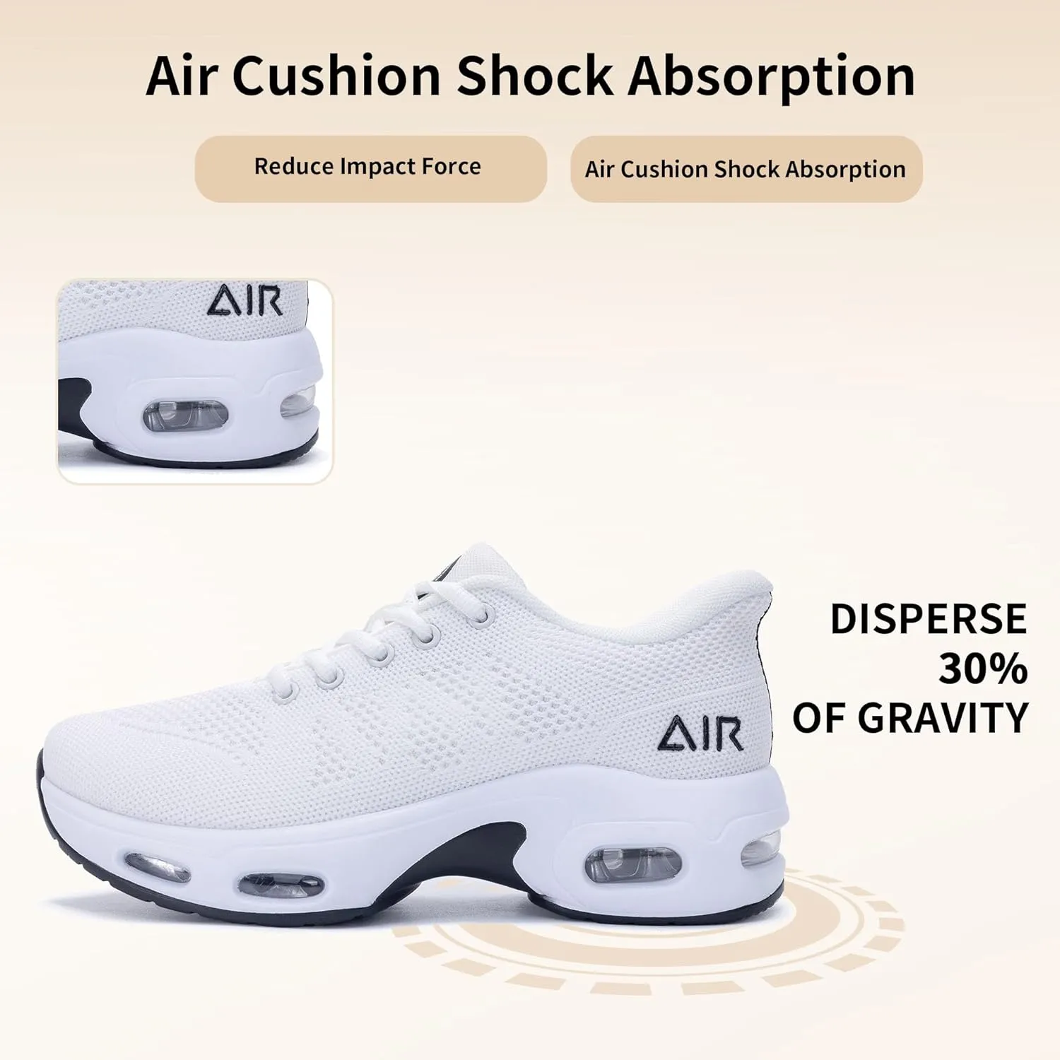 Running Shoes for Womens Slip On Air Tennis Shoe Comfortable Walking Non Slip Athletic Gym Workout Fashion Sneakers US 6-11