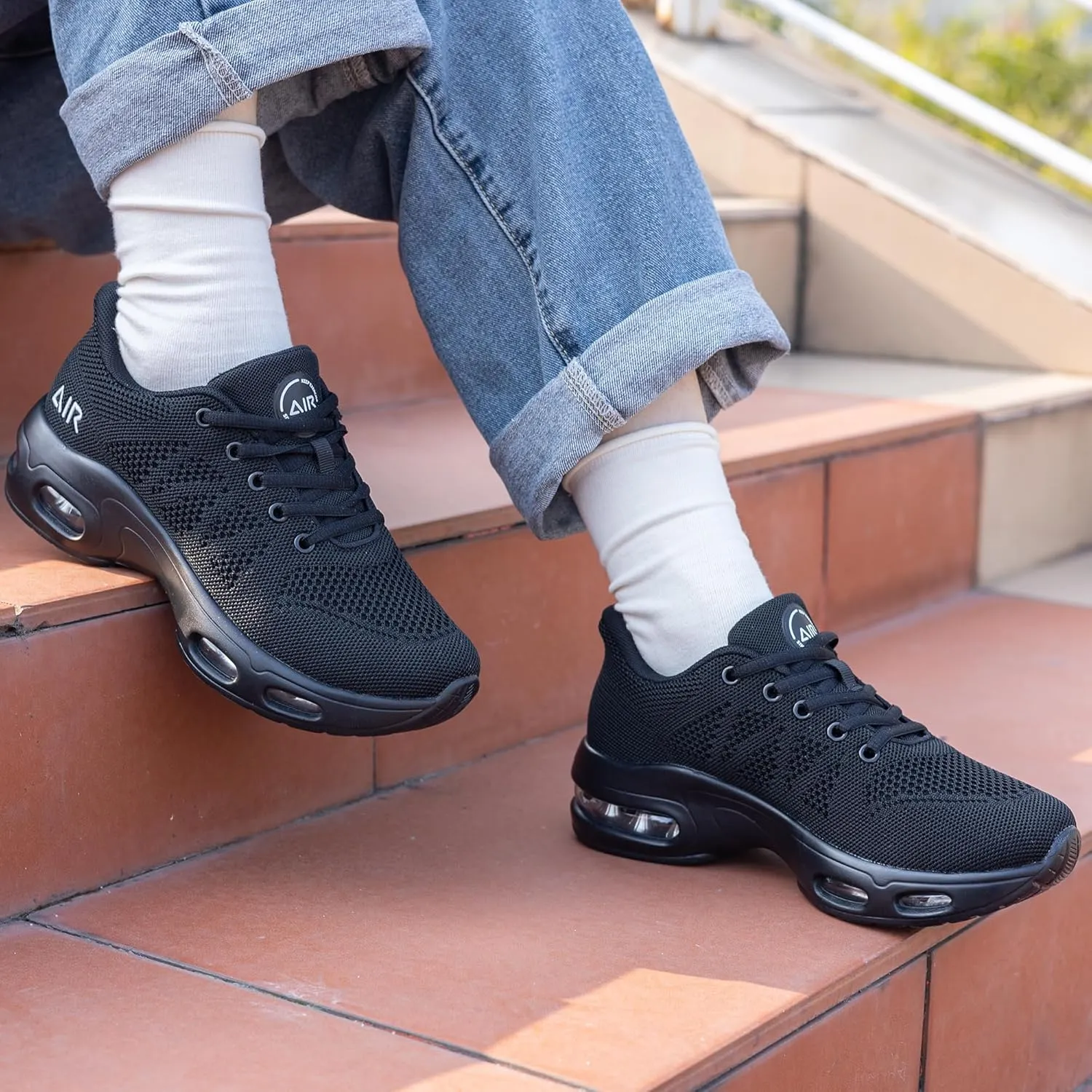 Running Shoes for Womens Slip On Air Tennis Shoe Comfortable Walking Non Slip Athletic Gym Workout Fashion Sneakers US 6-11