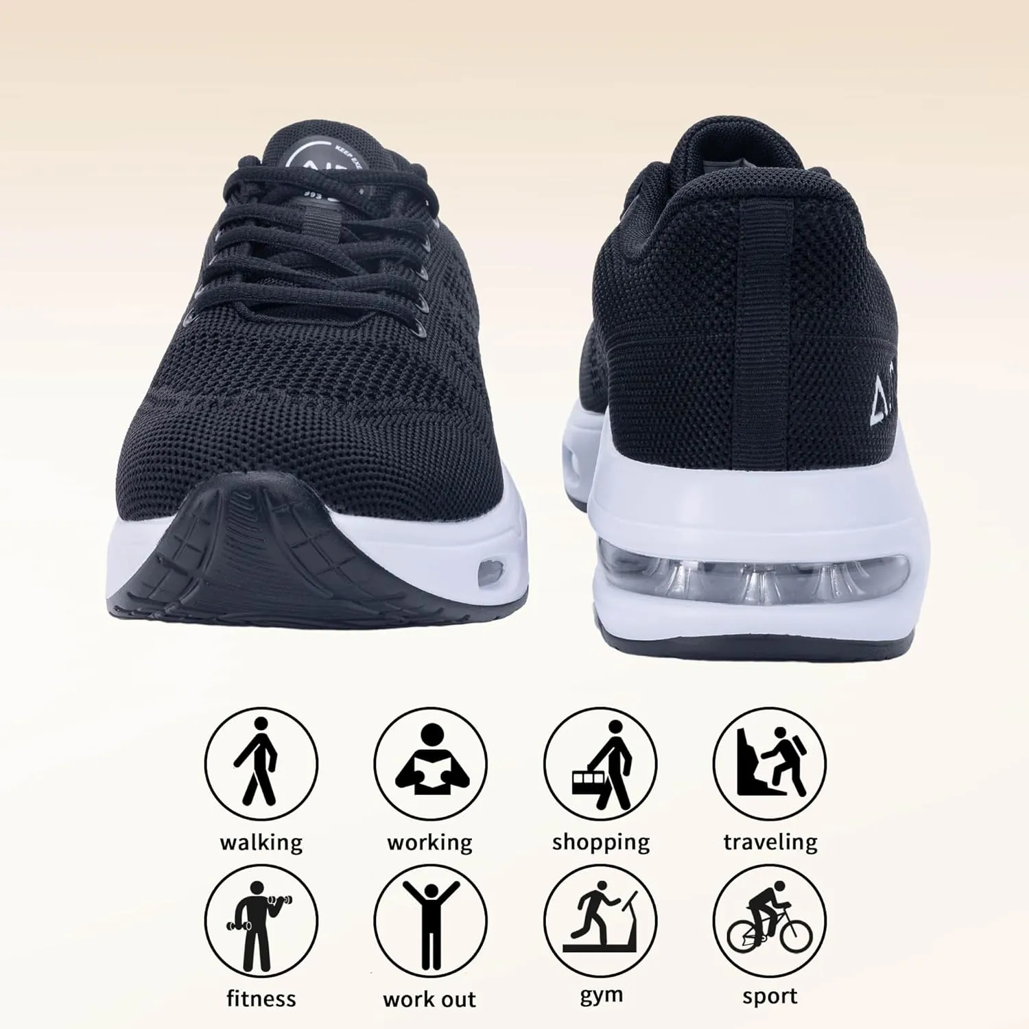 Running Shoes for Womens Slip On Air Tennis Shoe Comfortable Walking Non Slip Athletic Gym Workout Fashion Sneakers US 6-11