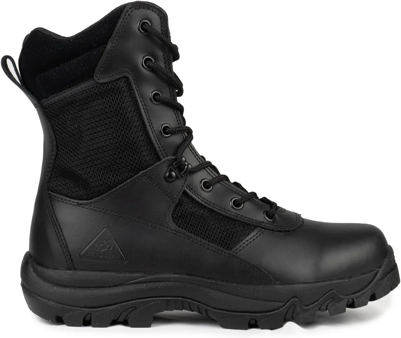 RYNO GEAR Men's Military & Tactical Boots, CoolMax Tactical Combat Military Durable Leather Work Utility Outdoor Hiking Assault Boots (Tan/Coyote/Black)