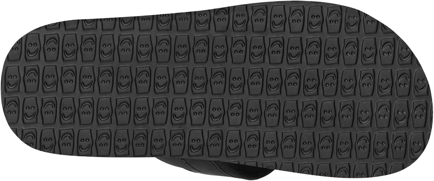 Sanuk Mens Beer Cozy 2 | Flip Flops for Men | Mens Sandals | Beach Sandals | Supportive & Lightweight | Memory Foam Footbed