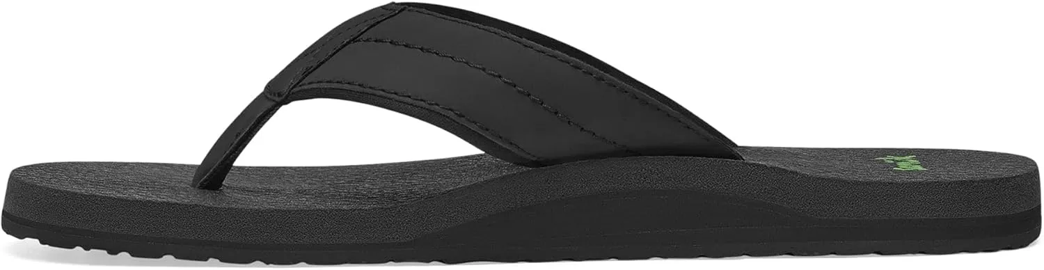 Sanuk Mens Beer Cozy 2 | Flip Flops for Men | Mens Sandals | Beach Sandals | Supportive & Lightweight | Memory Foam Footbed