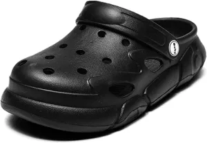 SECHRITE Kids Boys Girls Garden Clogs Shoes Shower Slippers Toddler Slip On Mules Lightweight Beach Pool Slides Indoor Sandals