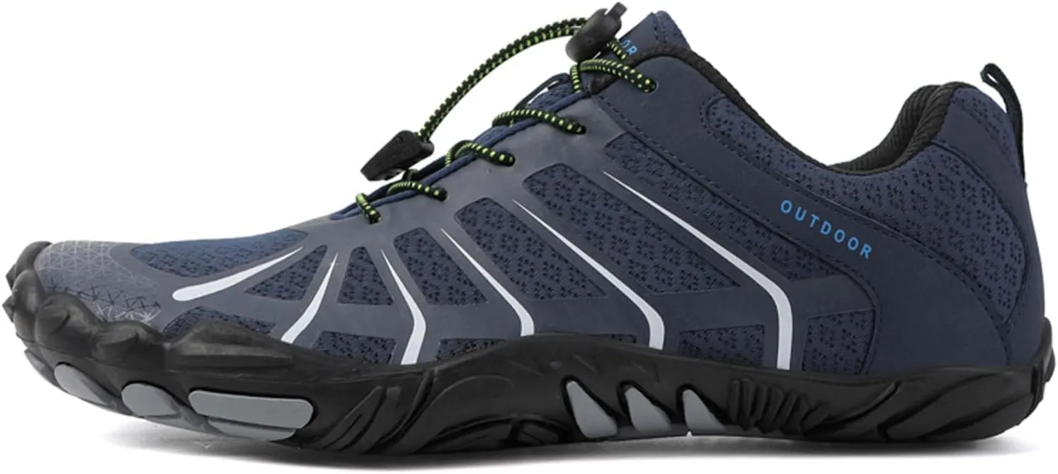 SECHRITE Mens Womens Barefoot Hike Shoes Minimalist Shoes Zero Drop Sole Wide Toe Box Trail Running Workout Footwear