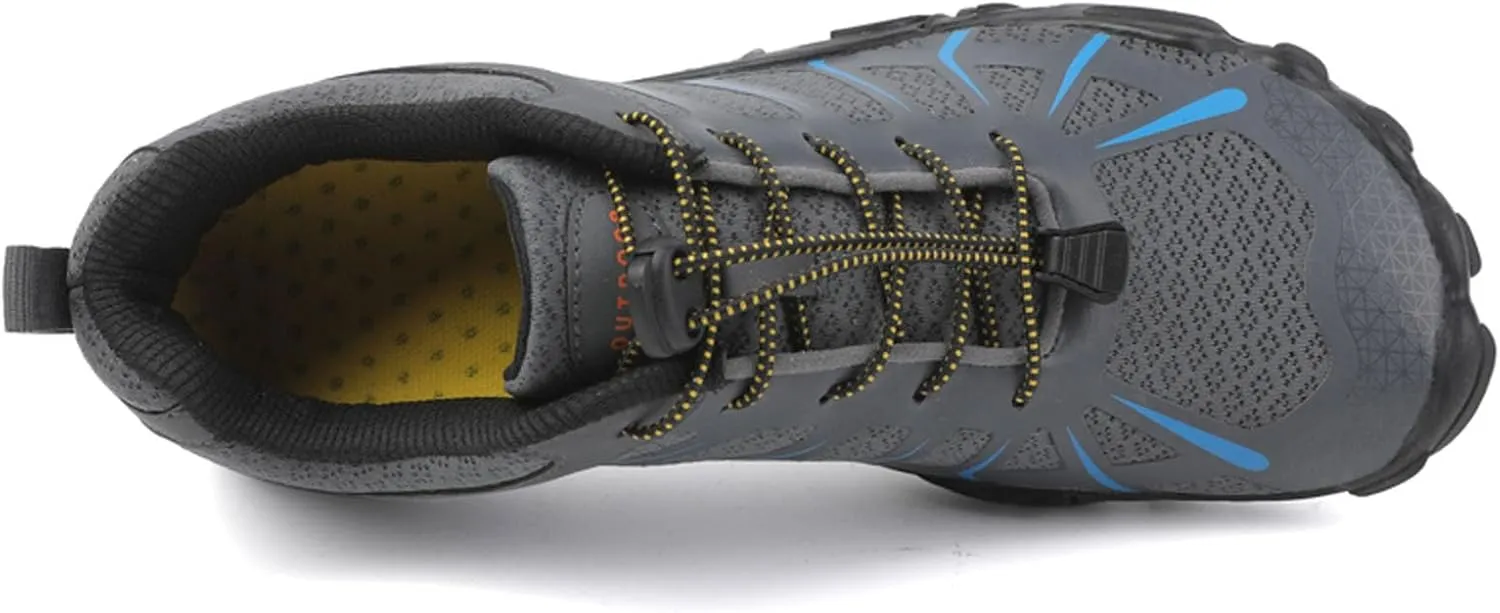 SECHRITE Mens Womens Barefoot Hike Shoes Minimalist Shoes Zero Drop Sole Wide Toe Box Trail Running Workout Footwear