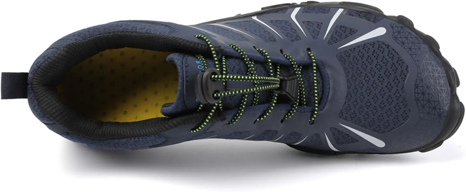 SECHRITE Mens Womens Barefoot Hike Shoes Minimalist Shoes Zero Drop Sole Wide Toe Box Trail Running Workout Footwear
