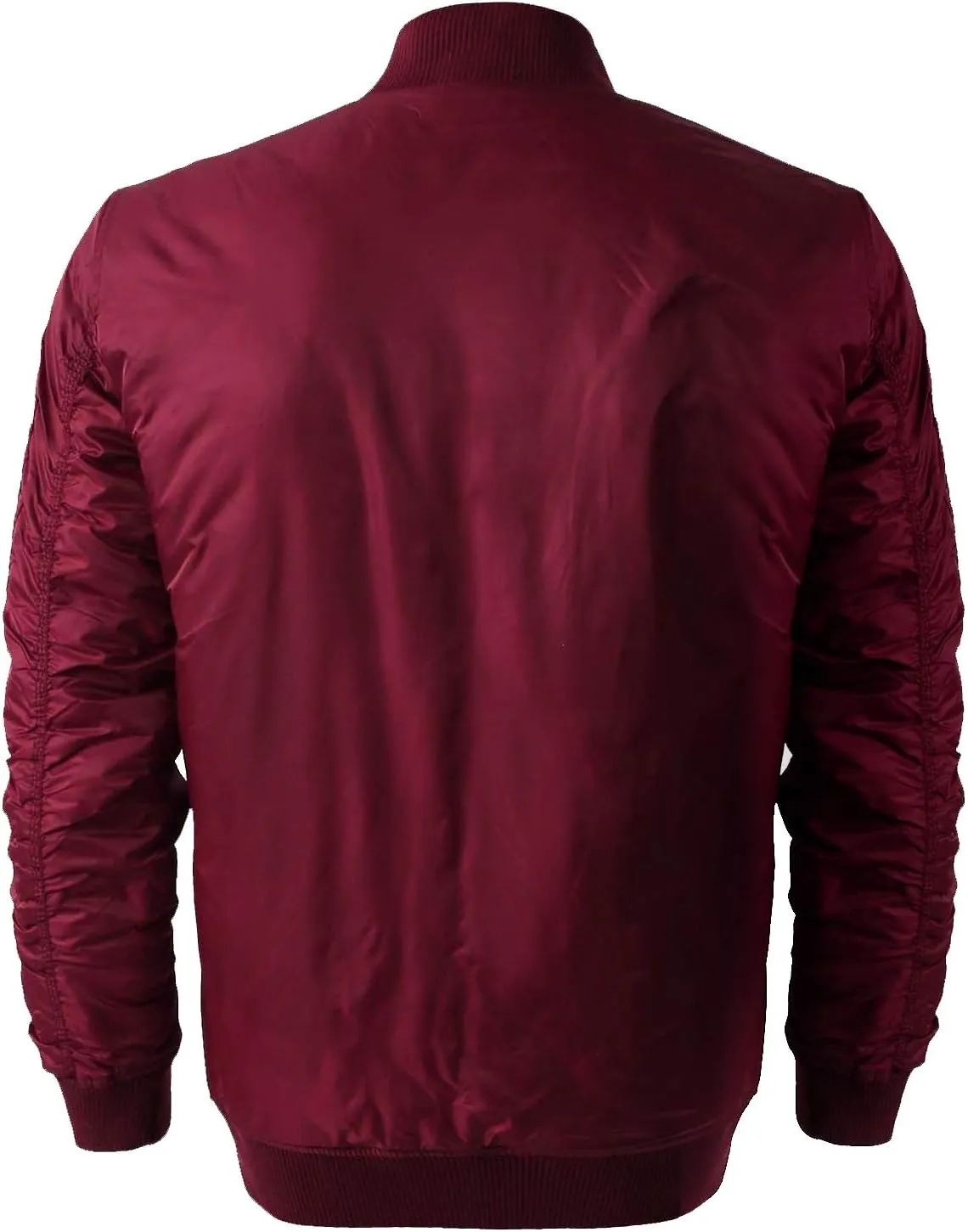 Shaka Wear Men's Flight Jackets – Casual MA-1 Bomber Coat Windbreaker Full Zip Fully Lined Regular and Bigs S~3XL