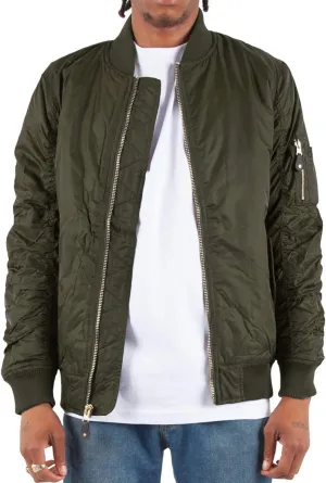 Shaka Wear Men's Flight Jackets – Casual MA-1 Bomber Coat Windbreaker Full Zip Fully Lined Regular and Bigs S~3XL