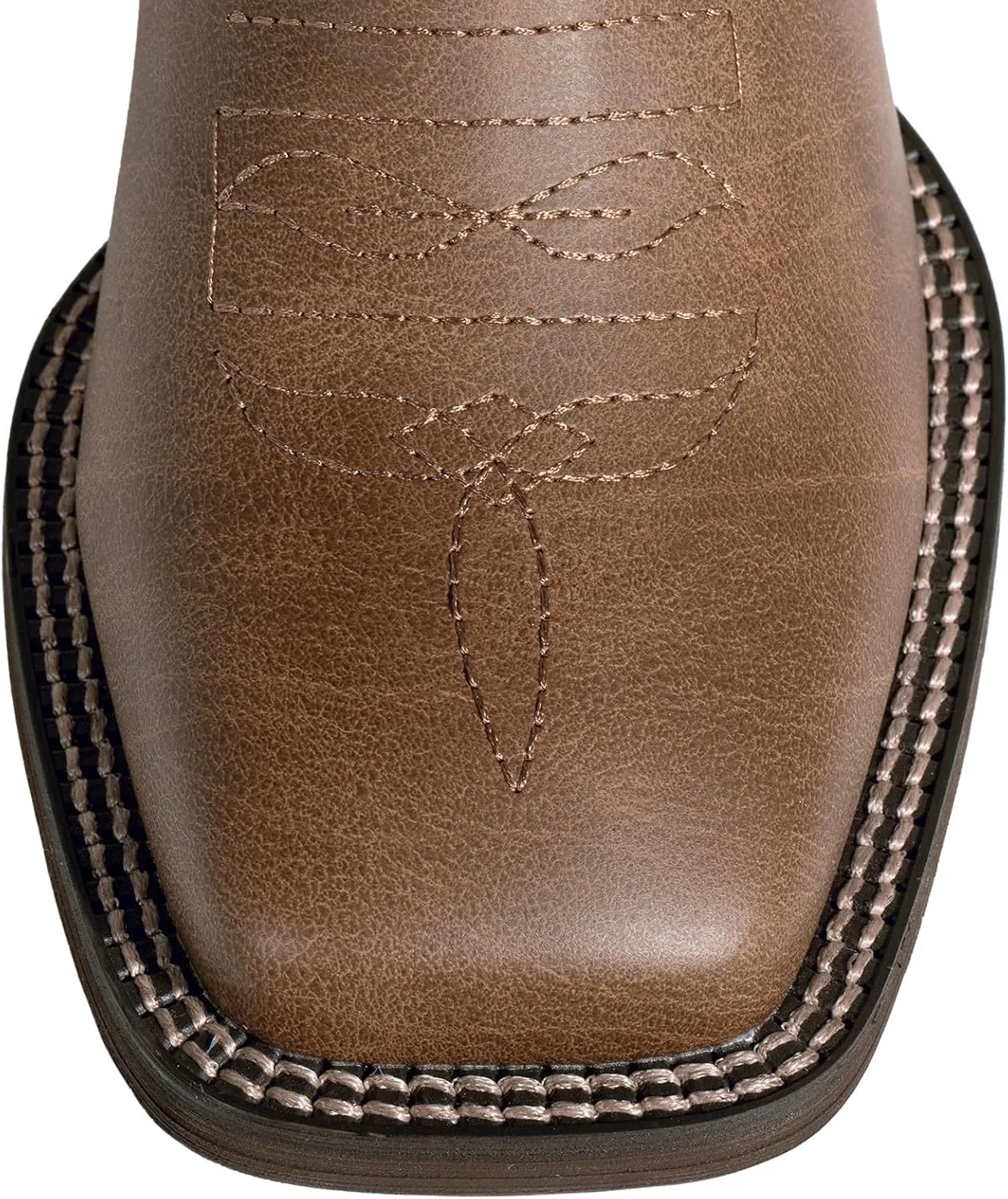 SheSole Women's Cowboy Boots Square Toe Cowgirl Boots Wide Calf Fashion Western Boots