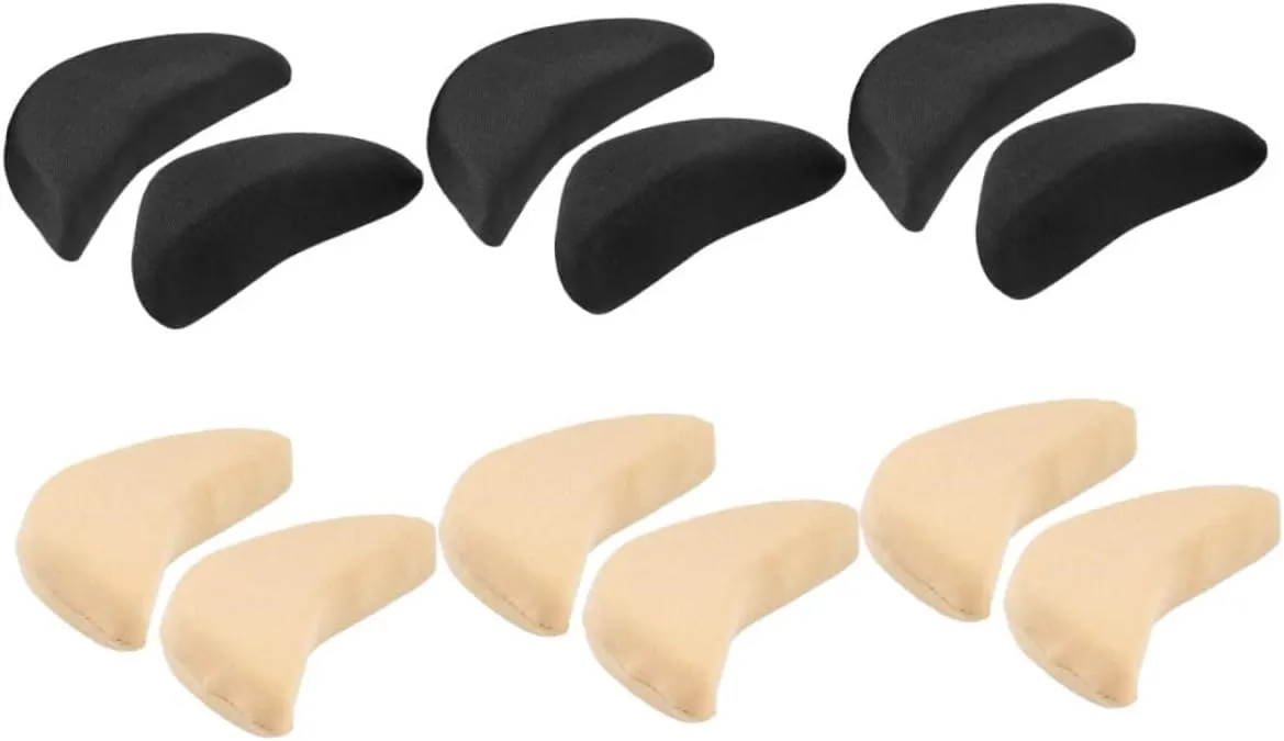 Shoe Toe Inserts Reusable Sponge Filler Cushions for Loose Shoes Fit for Heels Loafers Flats and Sneakers