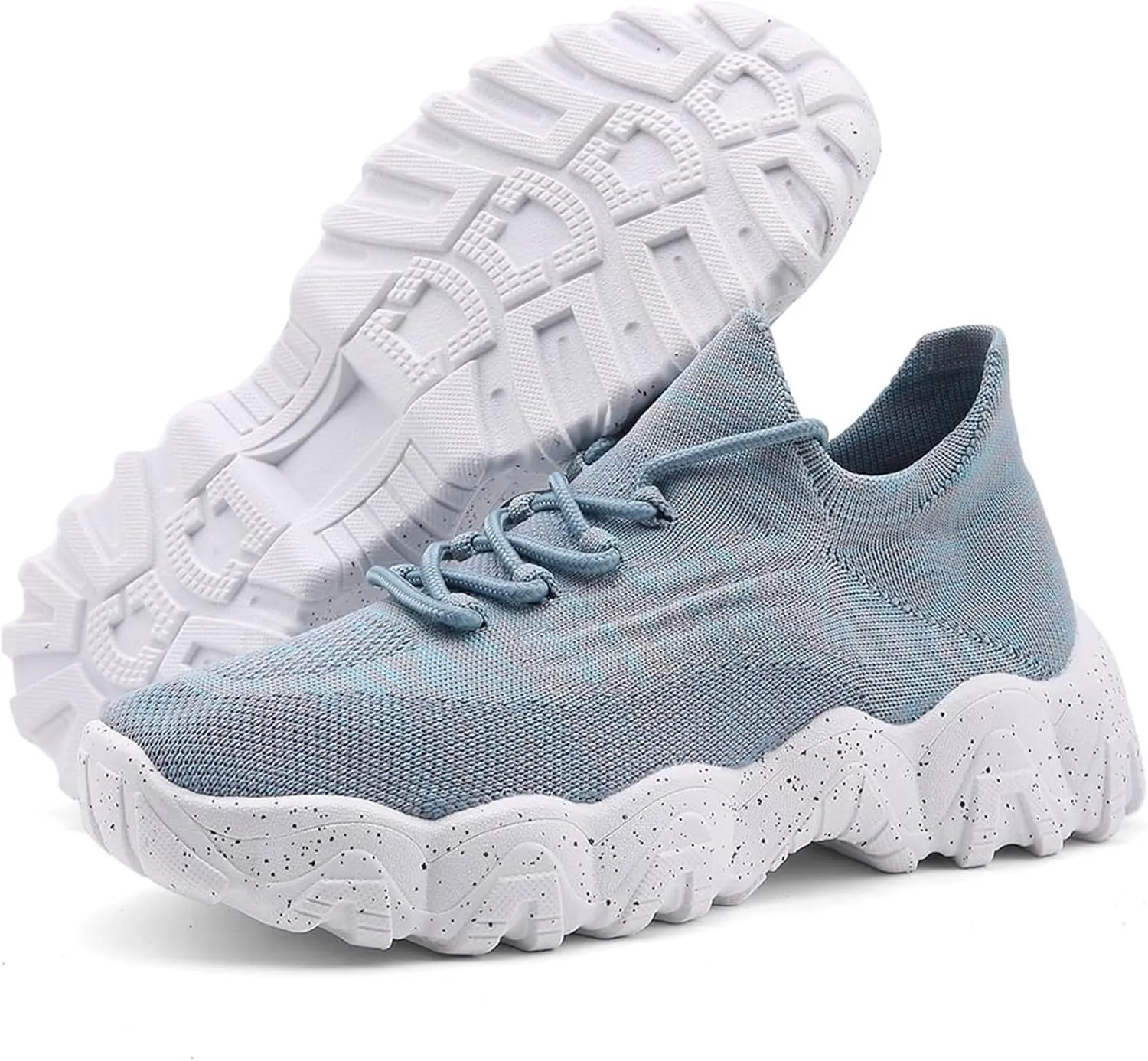 Simply Snug Shoes, Simply Snug Sneakers, Simplysnug Shoes, Women's Mesh Lace Up Lightweight Low Top Sneakers Casual Tennis Shoes Non Slip