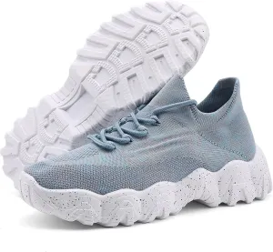 Simply Snug Shoes, Simply Snug Sneakers, Simplysnug Shoes, Women's Mesh Lace Up Lightweight Low Top Sneakers Casual Tennis Shoes Non Slip