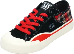 Skateboard Shoes for Men Leather Low Top Pro Skateboarding Training Casual Sneakers