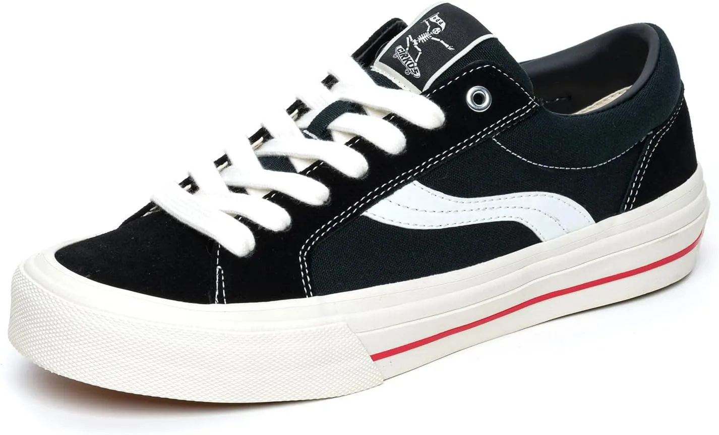 Skateboard Shoes for Men Low Top Pro Skate Shoes Casual Sneakers with Anti-Slip Trainers Shock Absorption Properties