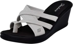 Skechers Cali Women's Rumblers-Beautiful People Wedge Sandal