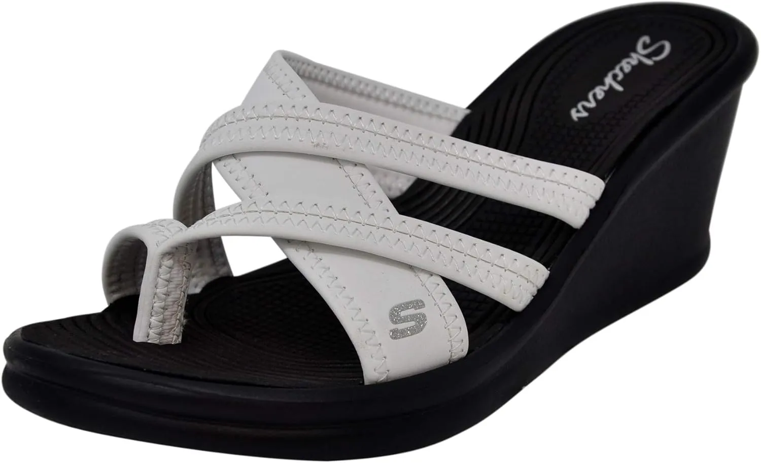 Skechers Cali Women's Rumblers-Beautiful People Wedge Sandal