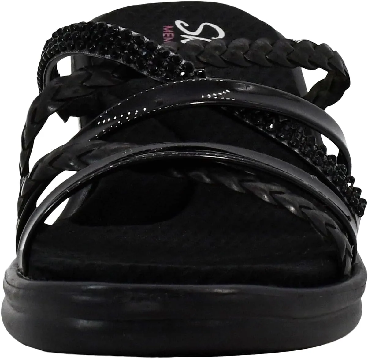 Skechers Cali Women's Rumblers-Social Butterfly Wedge Sandal
