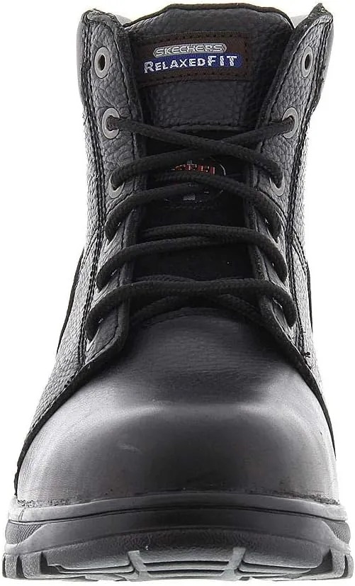 Skechers for Work Men's Workshire Relaxed Fit Work Steel Toe Boot